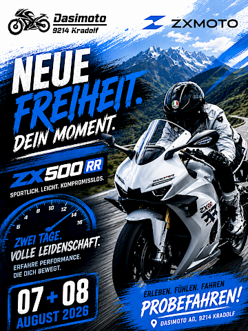ZX500RR Probefahren